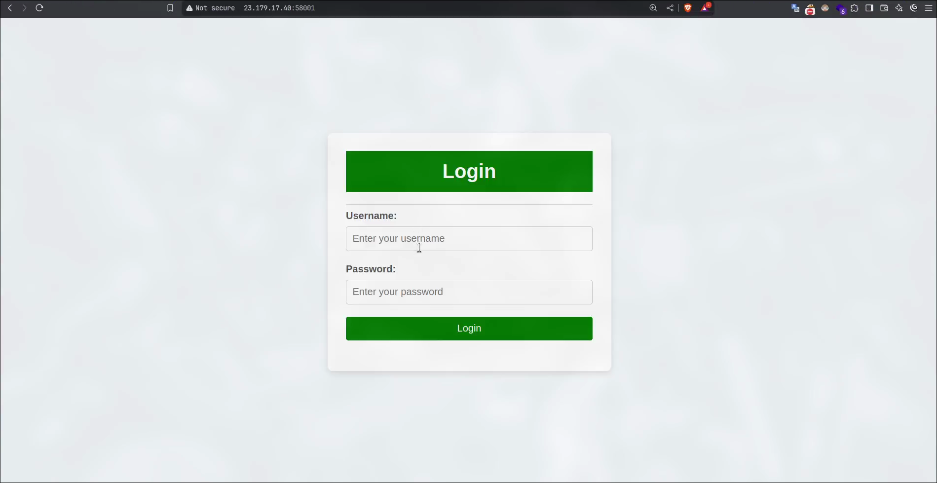 Login