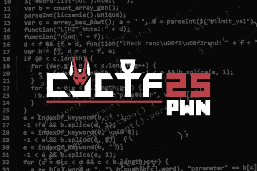 CyCTF 25 - PWN Challenge Writeup