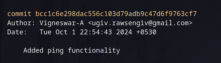 Movie Review App Ping Commit