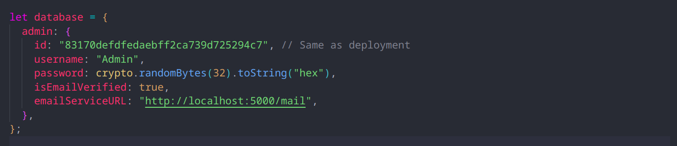 Admin Object