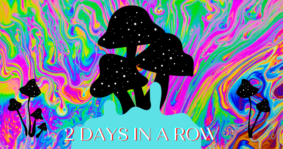 shrooms two days in a row